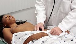 Ebony Gets Fully Stripped And Pounded In The Doctors’ Office